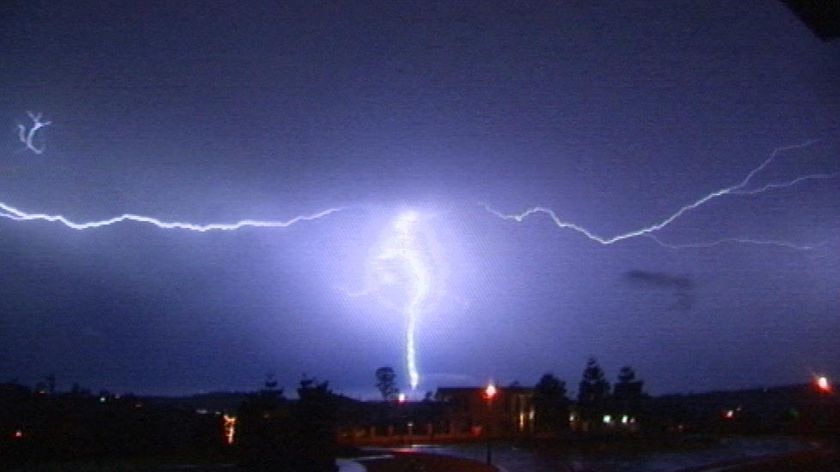 Energex says it recorded over 18,000 lightning strikes.