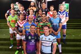 NRL captains pose for a photograph