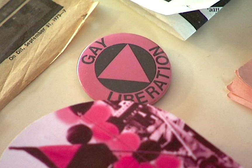 Gay liberation badge