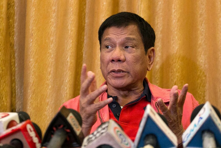 Philippines' president-elect Rodrigo Duterte.