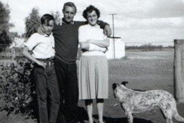 The Severins at their Curtin Springs property, in the 1960s.