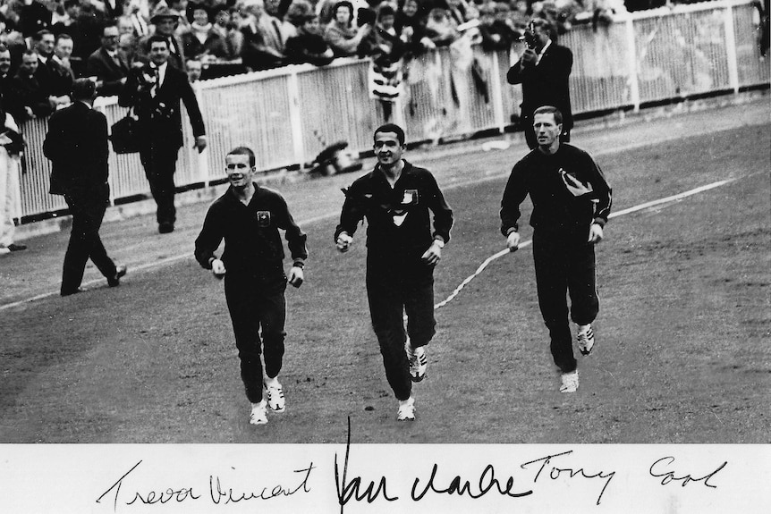 Trevor Vincent with Clarke and Cook in 1965