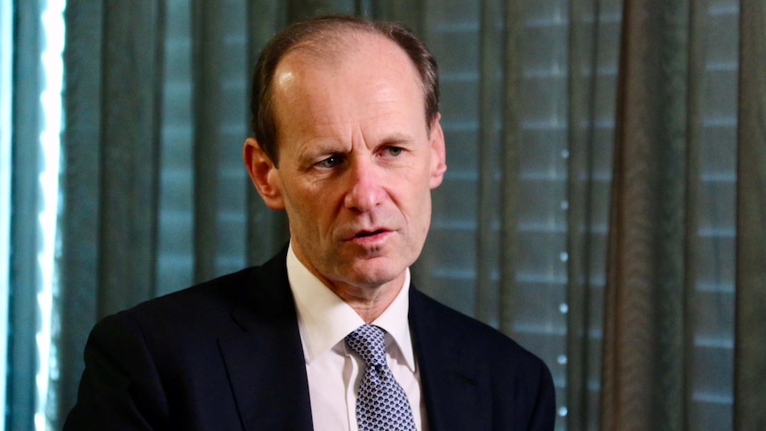 ANZ CEO Shayne Elliott in a one-on-one interview with the ABC's Elysse Morgan