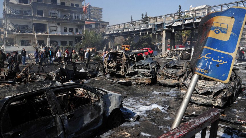 Car bomb explodes in Damascus