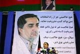 Afghan opposition candidate Abdullah Abdullah speaks during a press conference on November 1, 2009 in Kabul, Afghanistan. Abd...