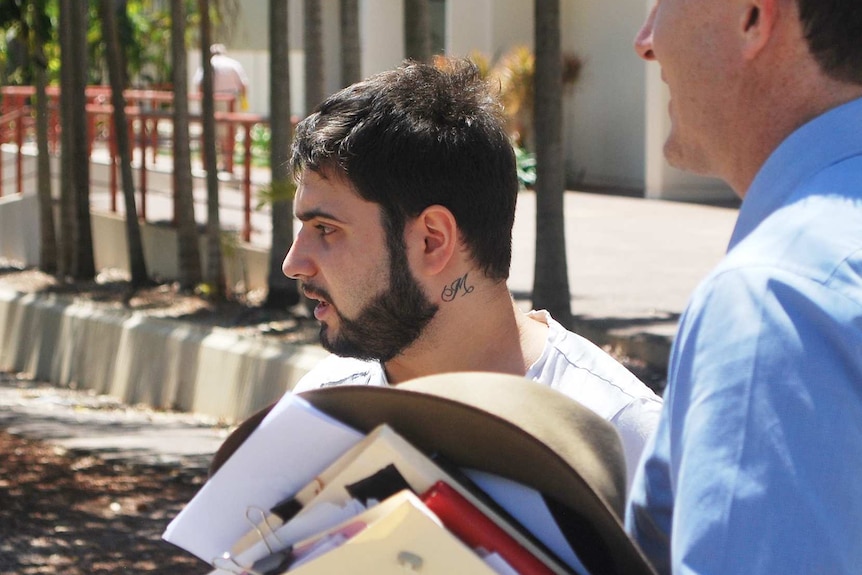 Francesco Cristoforo outside Darwin Magistrates Court