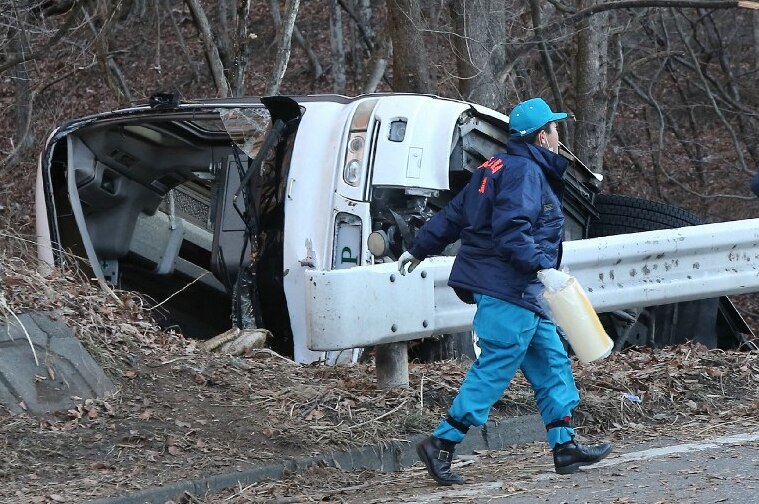 Fourteen people killed in bus crash in Japan