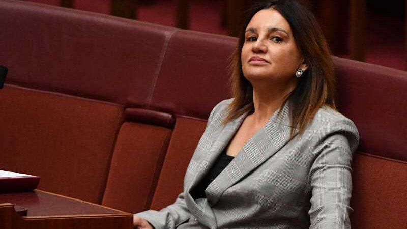 Senator Jacqui Lambie sits in parliament