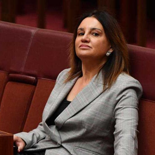 Senator Jacqui Lambie sits in parliament