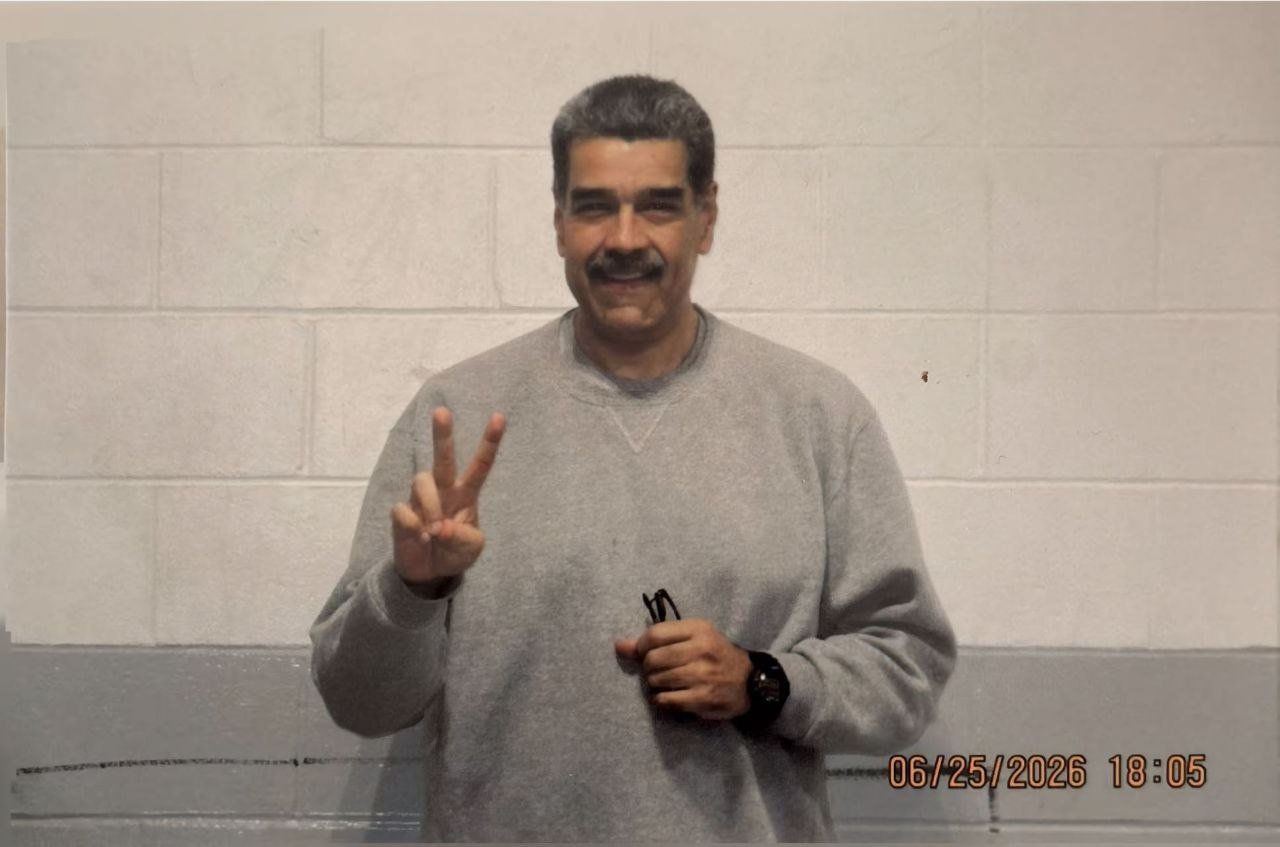 Maduro sends peace and love in first prison photos after US capture