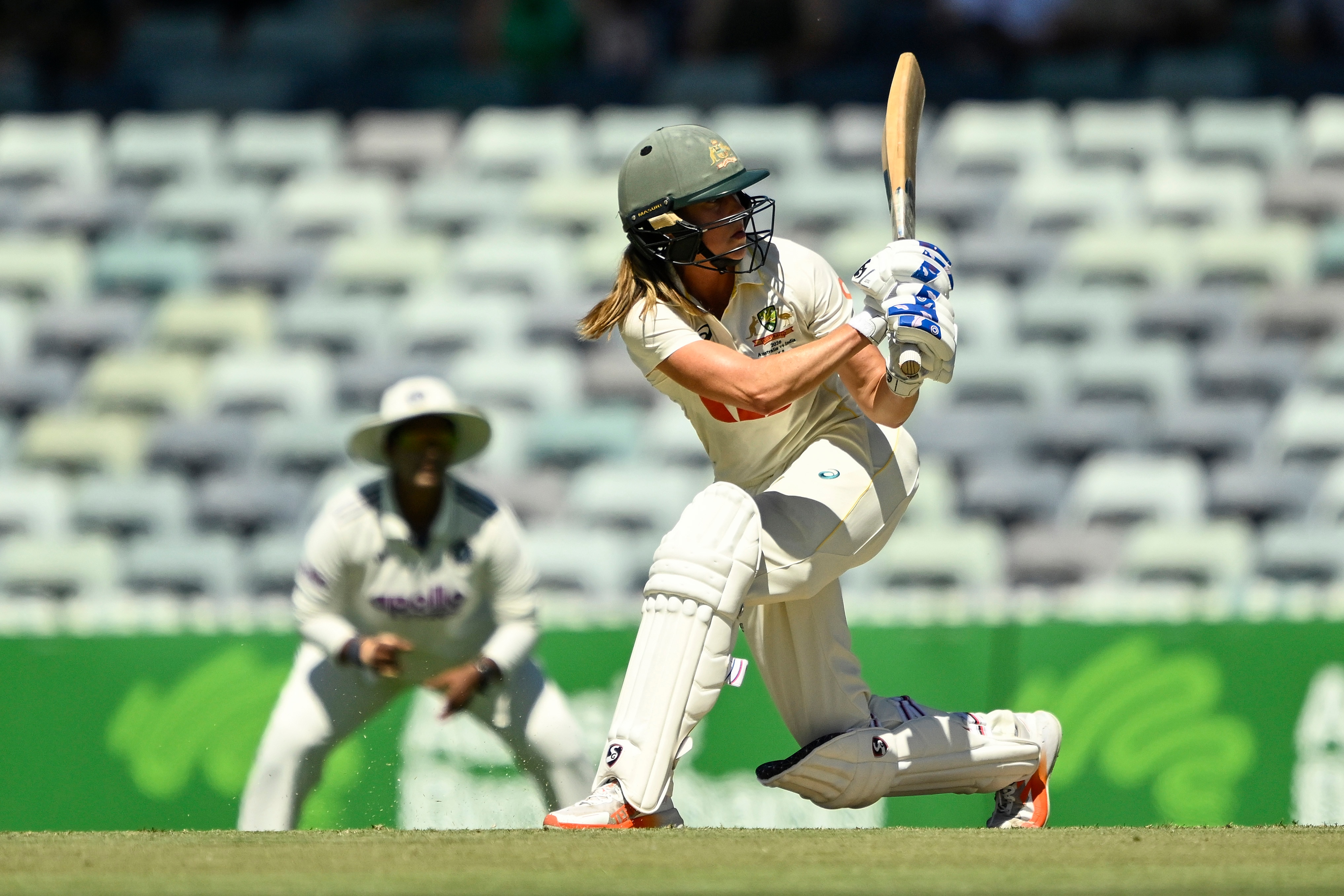 Live: Perry at the crease as Australia aims for first-innings lead on day two