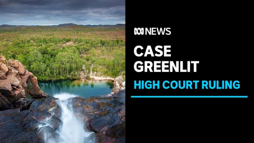 Case Greenlit, High Court Ruling: View from the top of a waterfall looking down on a body of water and lush green forest.