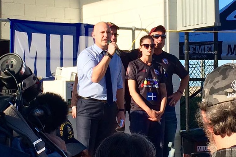 Queensland Treasurer Curtis Pitt at Port of Brisbane