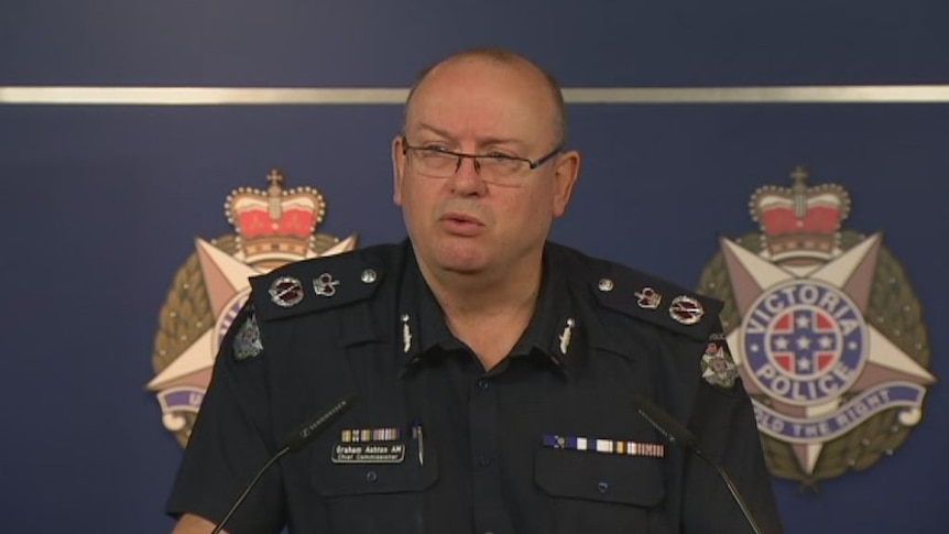 Chief Commissioner Graham Ashton says the social media posts were unacceptable