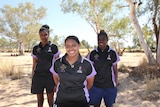 Savannah Mulholland, Crystella Campbell, and Amelia Godilla