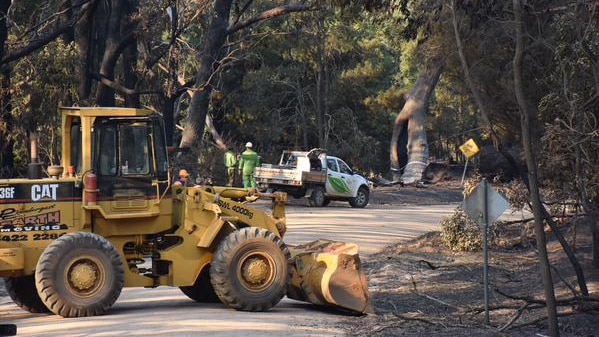 Lancefield fire clean-up begins