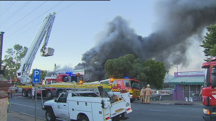 Family devastated as business burns