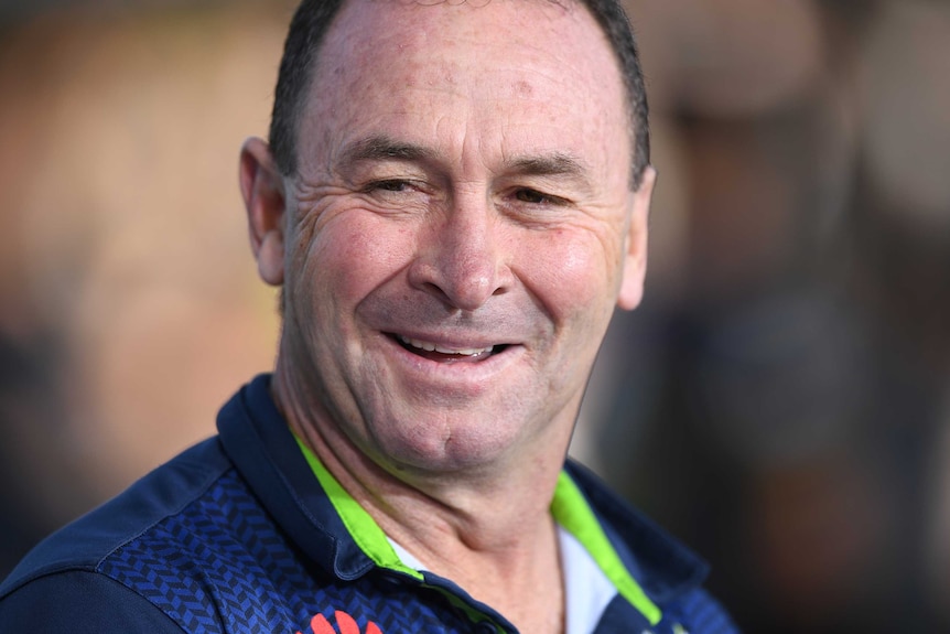 Ricky Stuart smiles.