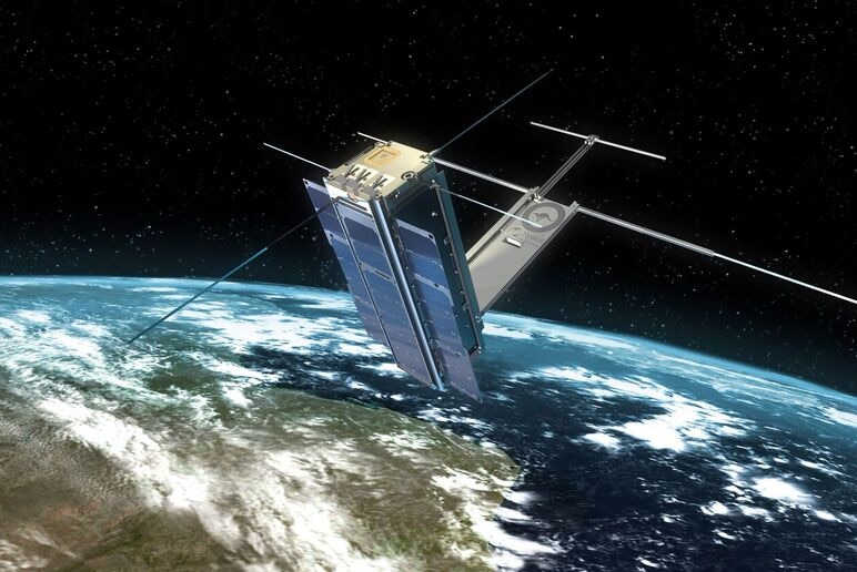 The device, which is known as a Cubesat.