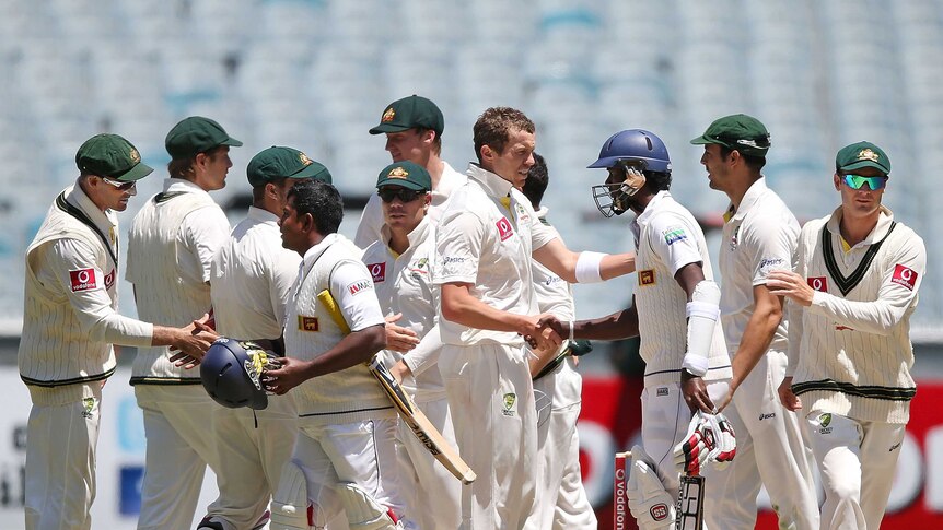 Handshakes all round as Australia clinches series