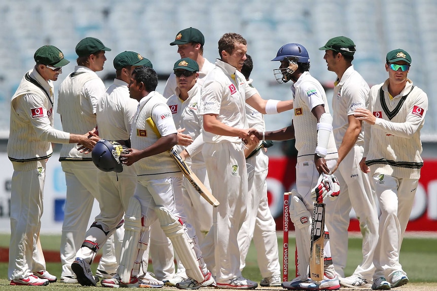 Handshakes all round as Australia clinches series