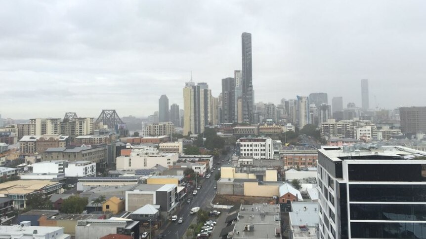 Rainy weather in Brisbane.