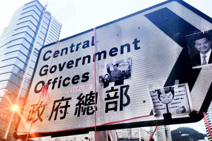 Protests target Hong Kong government offices