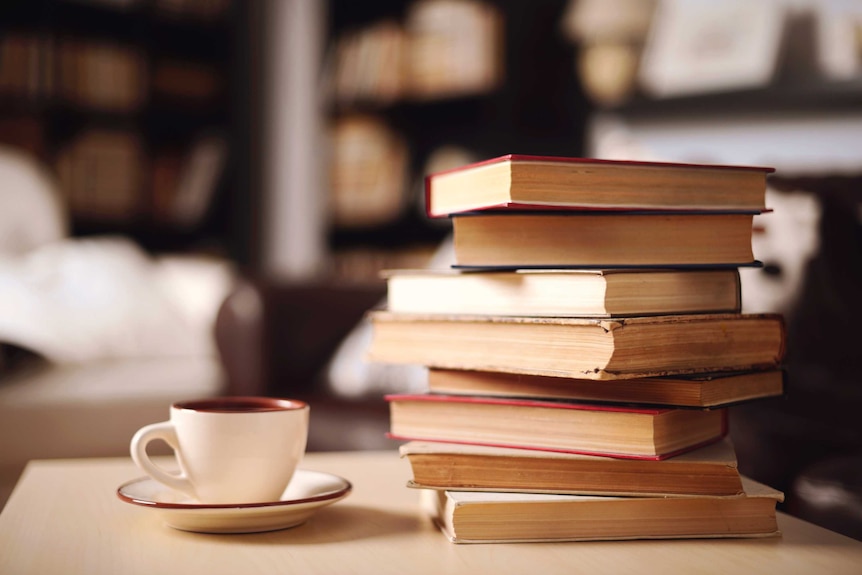 Books and coffee