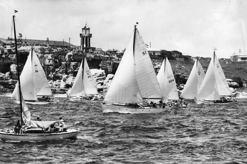 1955 Sydney to Hobart race start