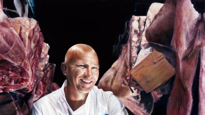 Matt Moran, by Melbourne artist Vincent Fantauzzo, winner of the Packing Room Prize