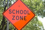 School zone sign in Canberra