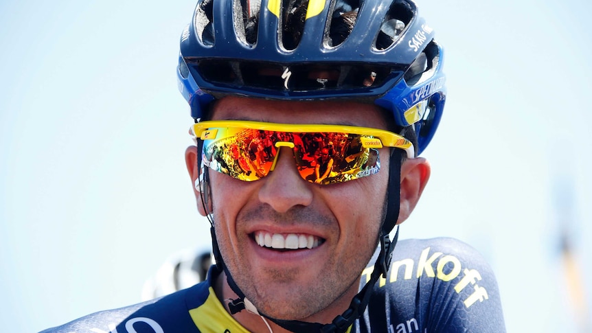 Cyclist Alberto Contador