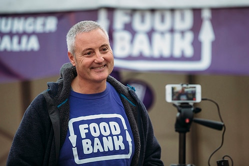 Foodbank founder David McNamara