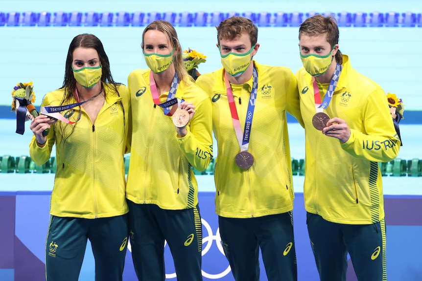 L'équipe olympique australienne de relais mixte mixte