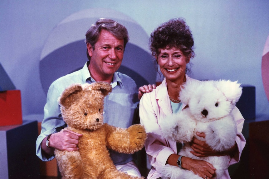 Benita Collings and John Hamblin in Play School