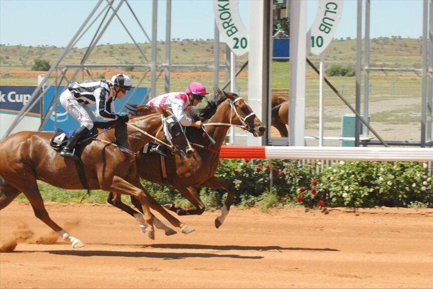 Outback racing in far west NSW