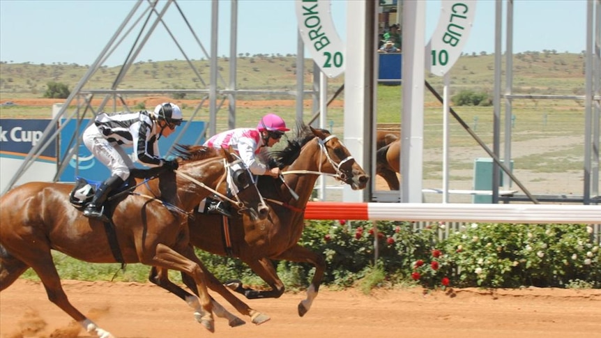 Outback racing in far west NSW