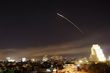 Missiles seen flying over Damascus