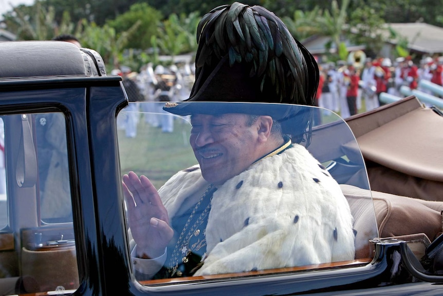 King Siaosi (George) Tupou V of Tonga