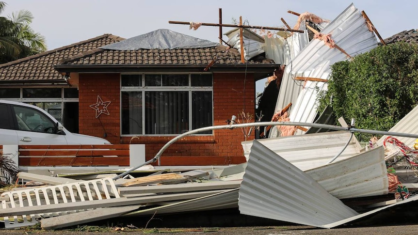 Damage to houses in Kurnell