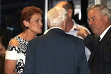 Pauline Hanson arguing at WA election after party