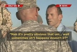 TV still of Tony Abbott in Afghanistan