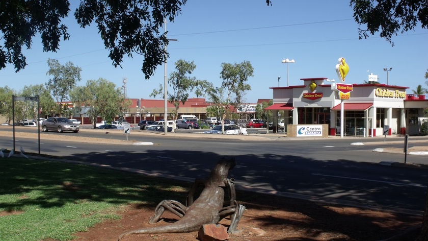 Main street in Karratha