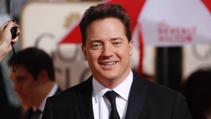 Actor Brendan Fraser arrives at the 67th annual Golden Globe Awards in Beverly Hills, California.