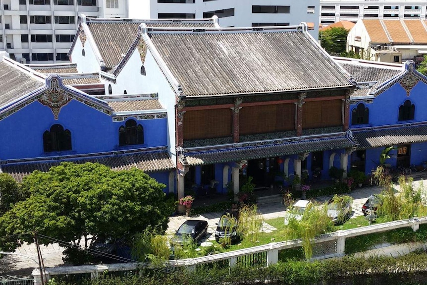 George Town's Blue Mansion