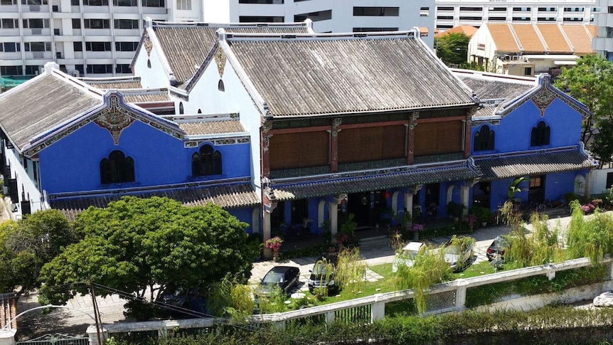 George Town's Blue Mansion
