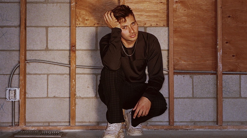 A 2018 press shot of Flume for his doco Everything Was New