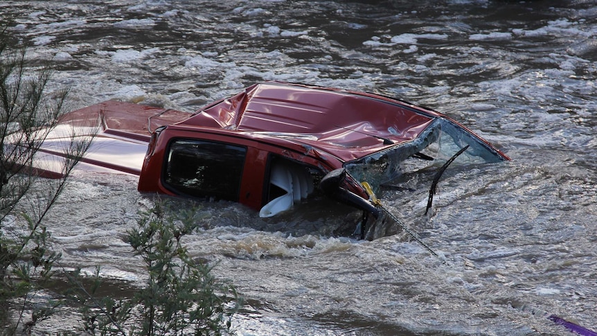 Ute found in Cotter River