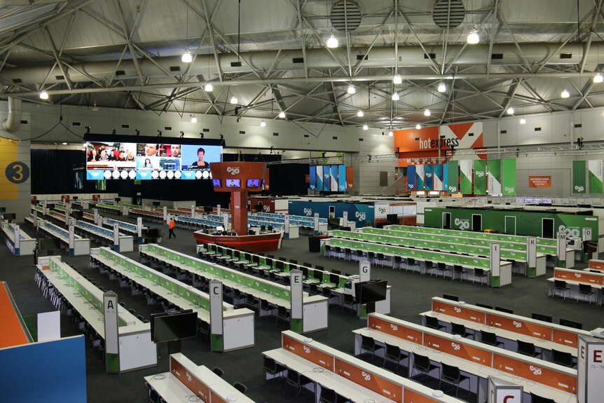 Inside G20 international media centre