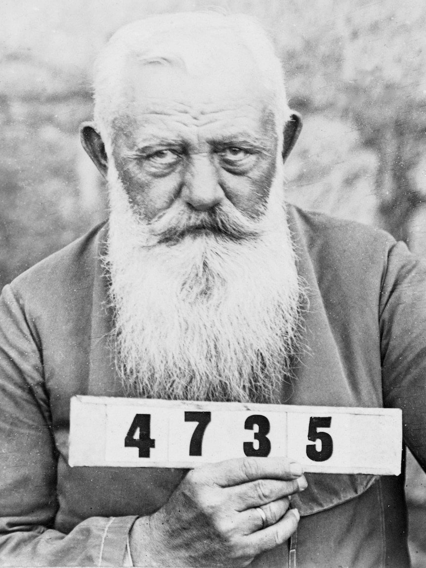 Wilhelm Adena, placed in internment camp in Sydney, 1915